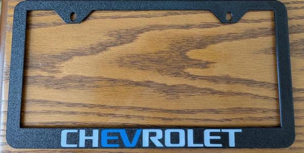 Chevrolet Bolt license plate frames   