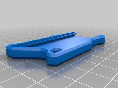 Keychain Knife with a button Stanly Remix