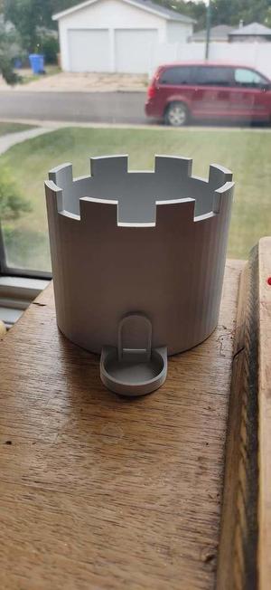 Castle Planter with Drain