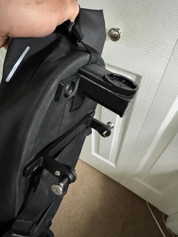 Tailfin aero pack rear Garmin mount   