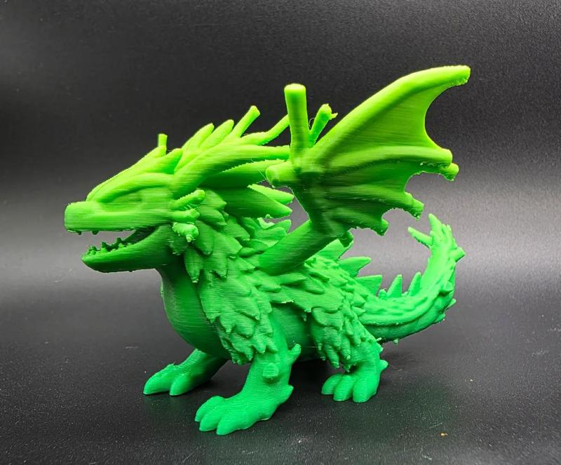 Woody Forest Dragon Figure   