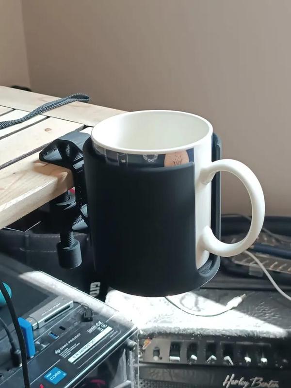 cup holder with desk clamp   