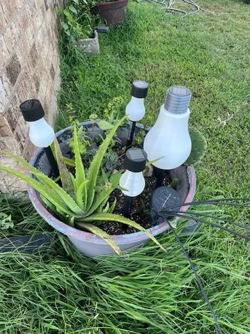 Solar light bulb lens   