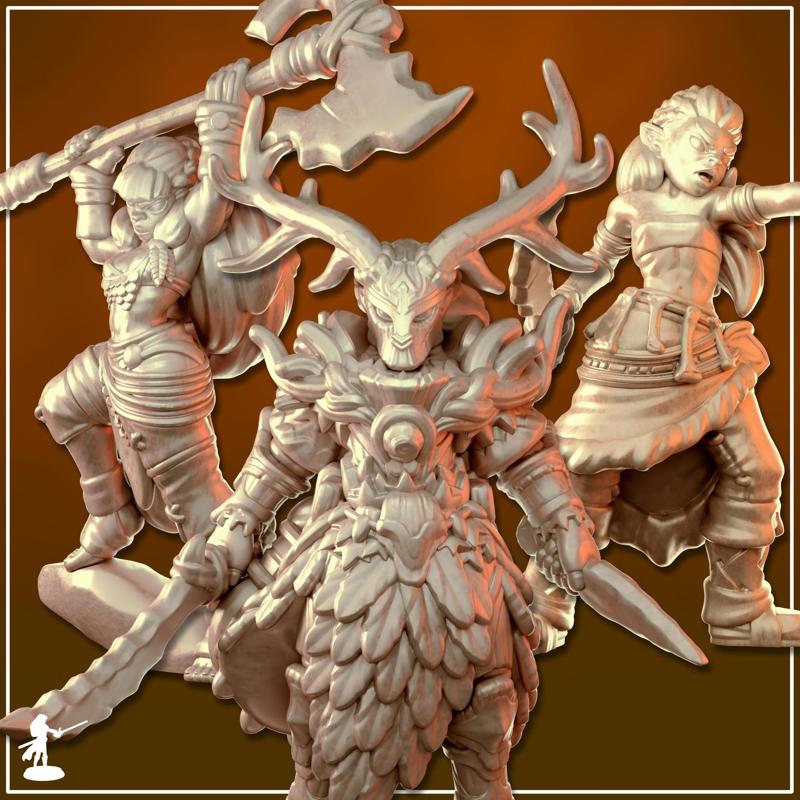 (NSFW) Warrior - Collection [PRE-SUPPORTED] | Copper Elves Series 