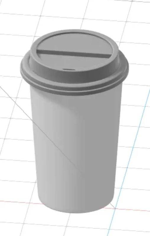 coffee cup with an including lid   