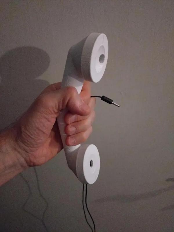 Handset for old earbuds   