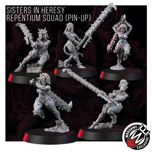 SISTERS IN HERESY REPENTIUM SQUAD (PIN-UP)