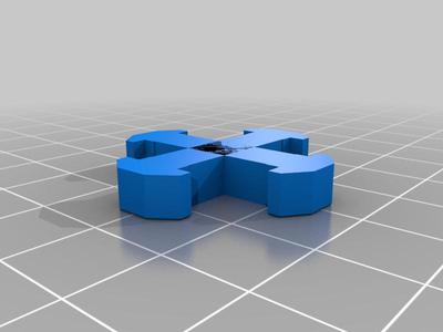 V Slot Rail four way connector