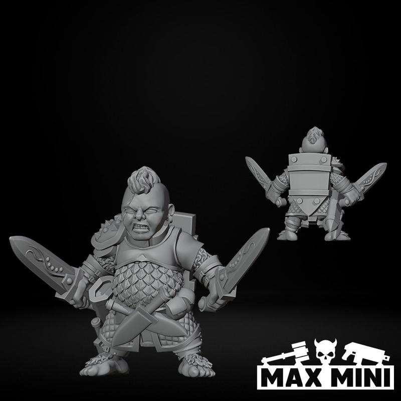 Halfling Adventuring Fighter