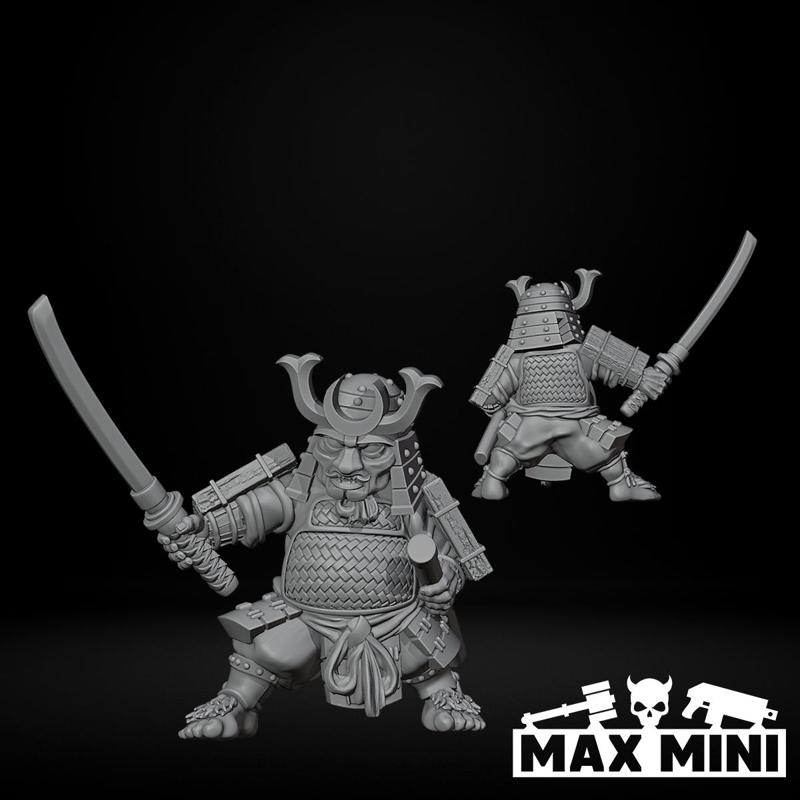 Halfling Adventuring Samurai