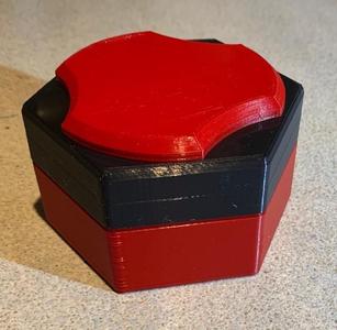 Twist Lock Hex Box - Hidden Lock Remix