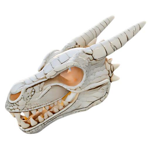 Ancient Dragon Skull