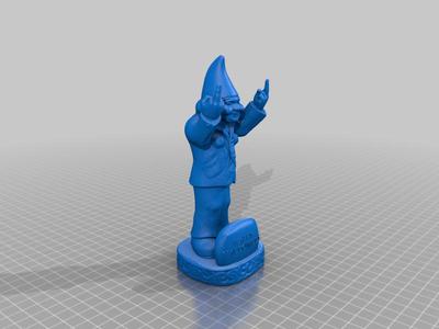 Gnome Female Rude Up Yours