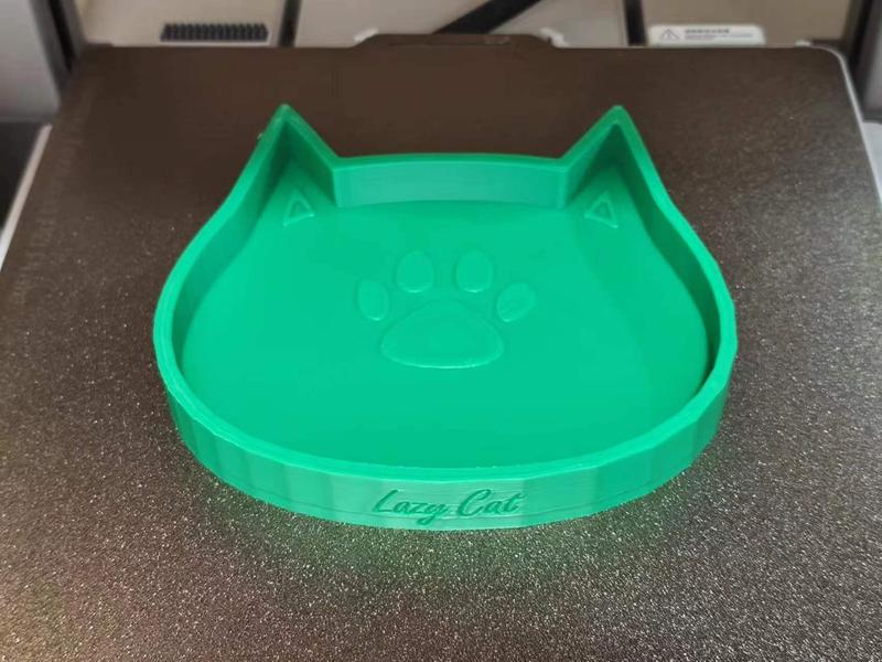 Cat Head-Shaped Cat Bowl