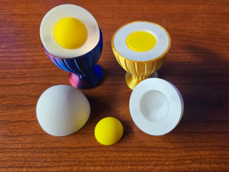 "Just an Egg" Magnetic Fidget Toy  with Stand 