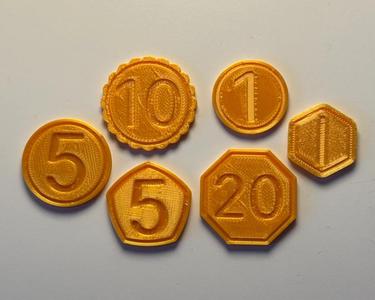 Board Game Coins   
