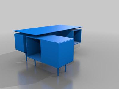 Midcentury writing desks