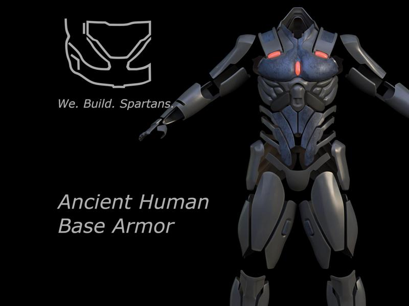 Ancient Human Combat Skin armor 3d print files