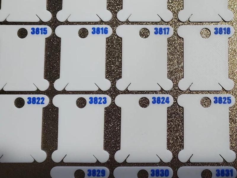 DMC Numbered Embroidery Thread Bobbins: 3000s   