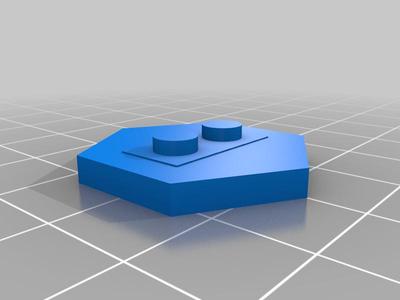 Hex minifig stand