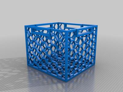 Storage box Honeycomb design with pegs