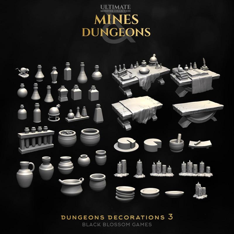 Dungeon Decorations III :: Black Blossom Games