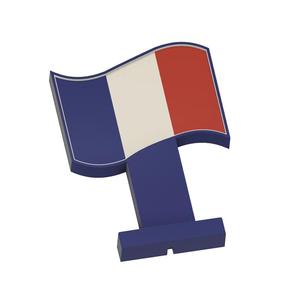 BOX LAMP / LUMINOUS BOX French flag