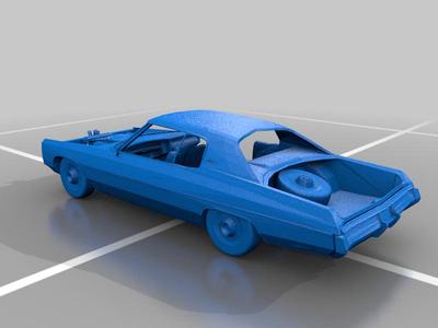 partly striped 72 impala 