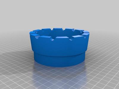 food can ash tray