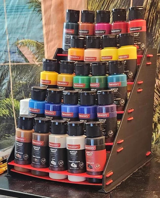 Paint rack for Fantastory Acrylic Paints   