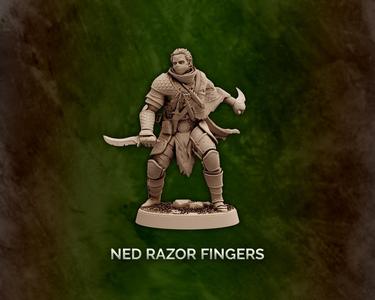 Ned Razor Fingers - Human Rogue