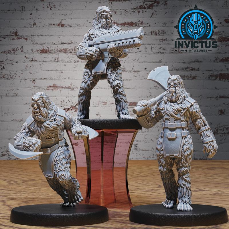 Woolly Rebel Set / Smuggler Alien / Galactic Pirate / Space Bandit / Cosmic War / Star Battle Army / Cyberpunk Trooper Attack / Humanoid Corsair / Sci-Fi Encounter