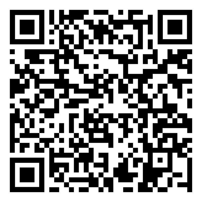 The rock meme QR code keychain   