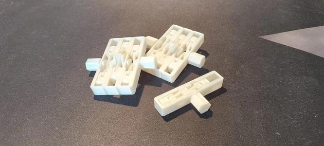 Fidget Flat 6 (based on Mars3D's Motor Fidget) - Print in Place   