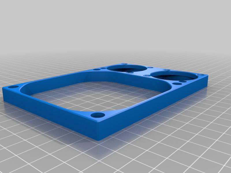 Noctua l9a triple fan mod