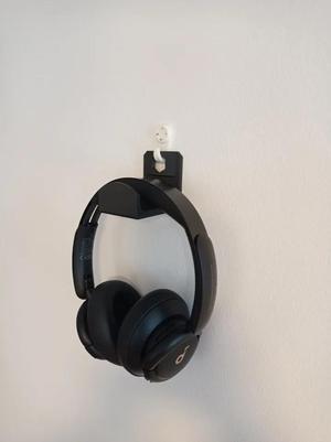 Headphone holder - wall hook mounted   