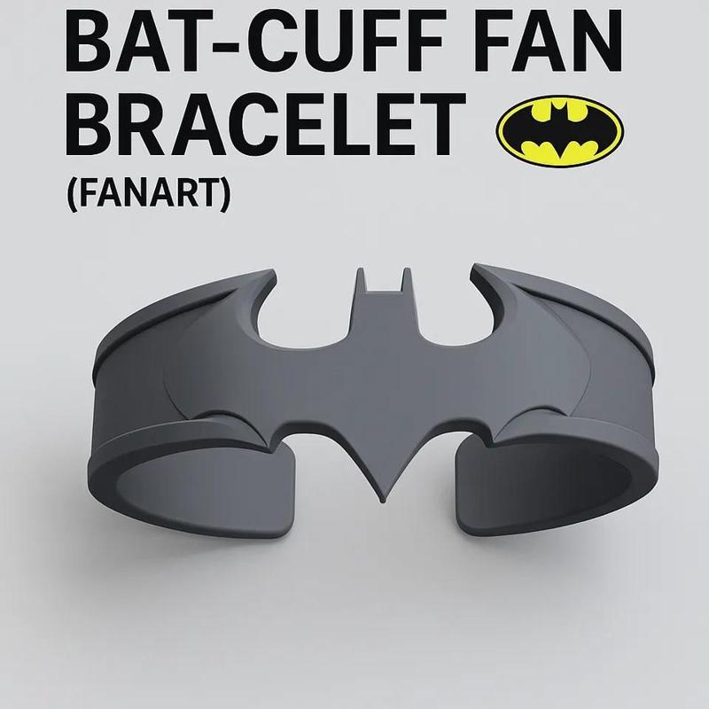 Bat-Cuff Fan Bracelet   