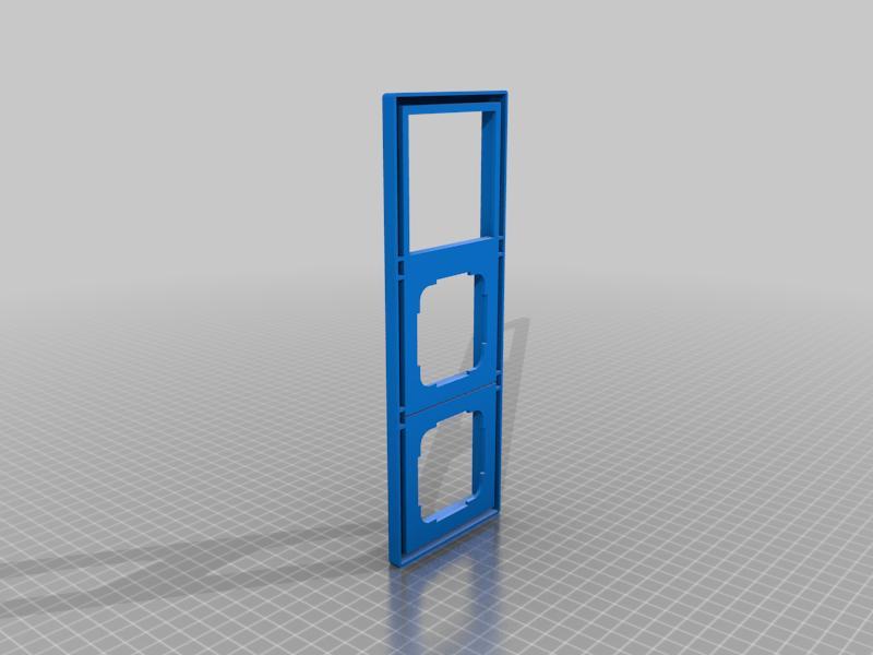 Gira System 55 Frame for Aqara Opple Zigbee Switch triple 3-fach