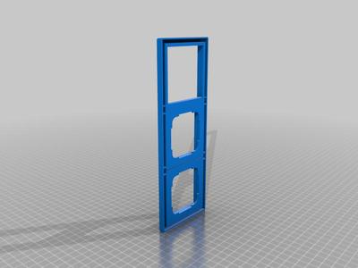 Gira System 55 Frame for Aqara Opple Zigbee Switch triple 3-fach