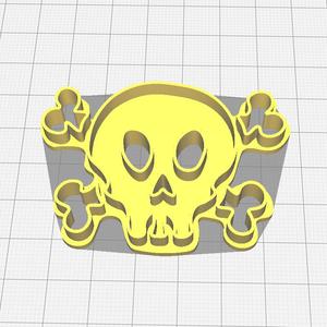 Skull cookie cutter Halloween