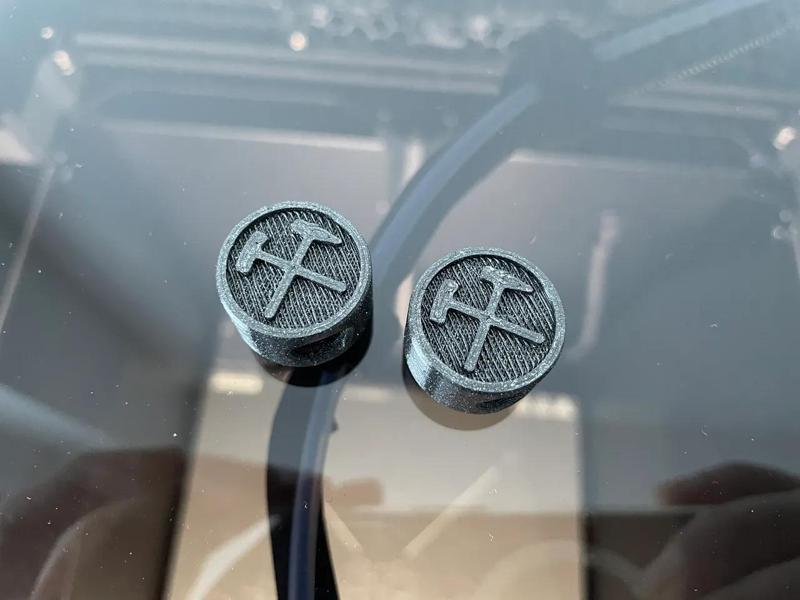 mining symbol bead / Bergbauwappenperle   