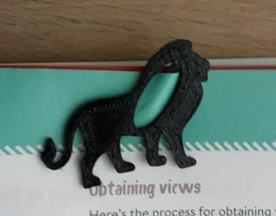 Lion Bookmarker   