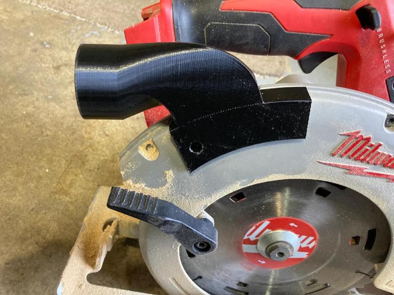 Milwaukee M18 Circular Saw Dust Adapter   