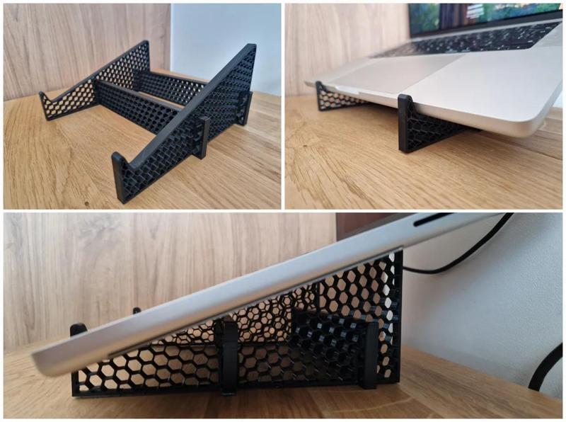 Laptop stand - compact, light and stable   