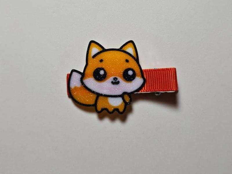 Cute Fox Hair Clip