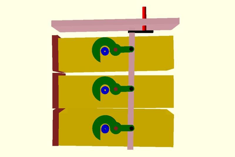 Drawers multilock - OpenScad CSV