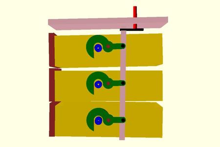 Drawers multilock - OpenScad CSV