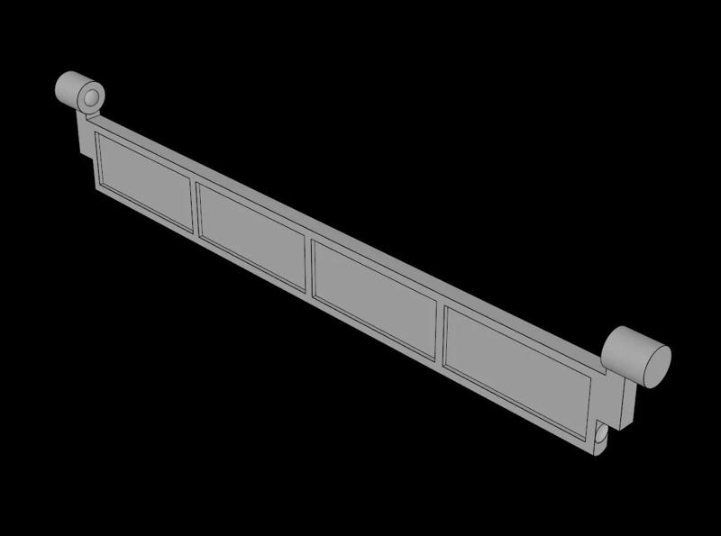 Lego Compatible (4218a.dat) Roller Door Normal   