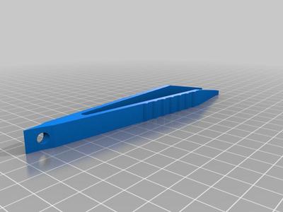 15 cm Tweezers with keychain hole