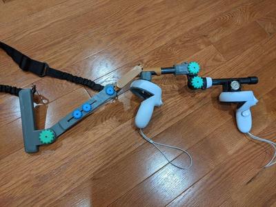 Customizable VR gunstock